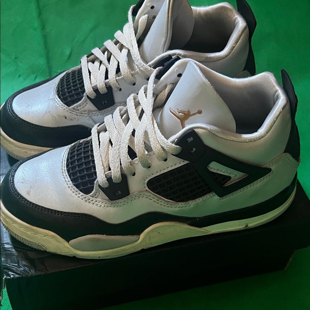 Jordan Black and White Kids Sneakers